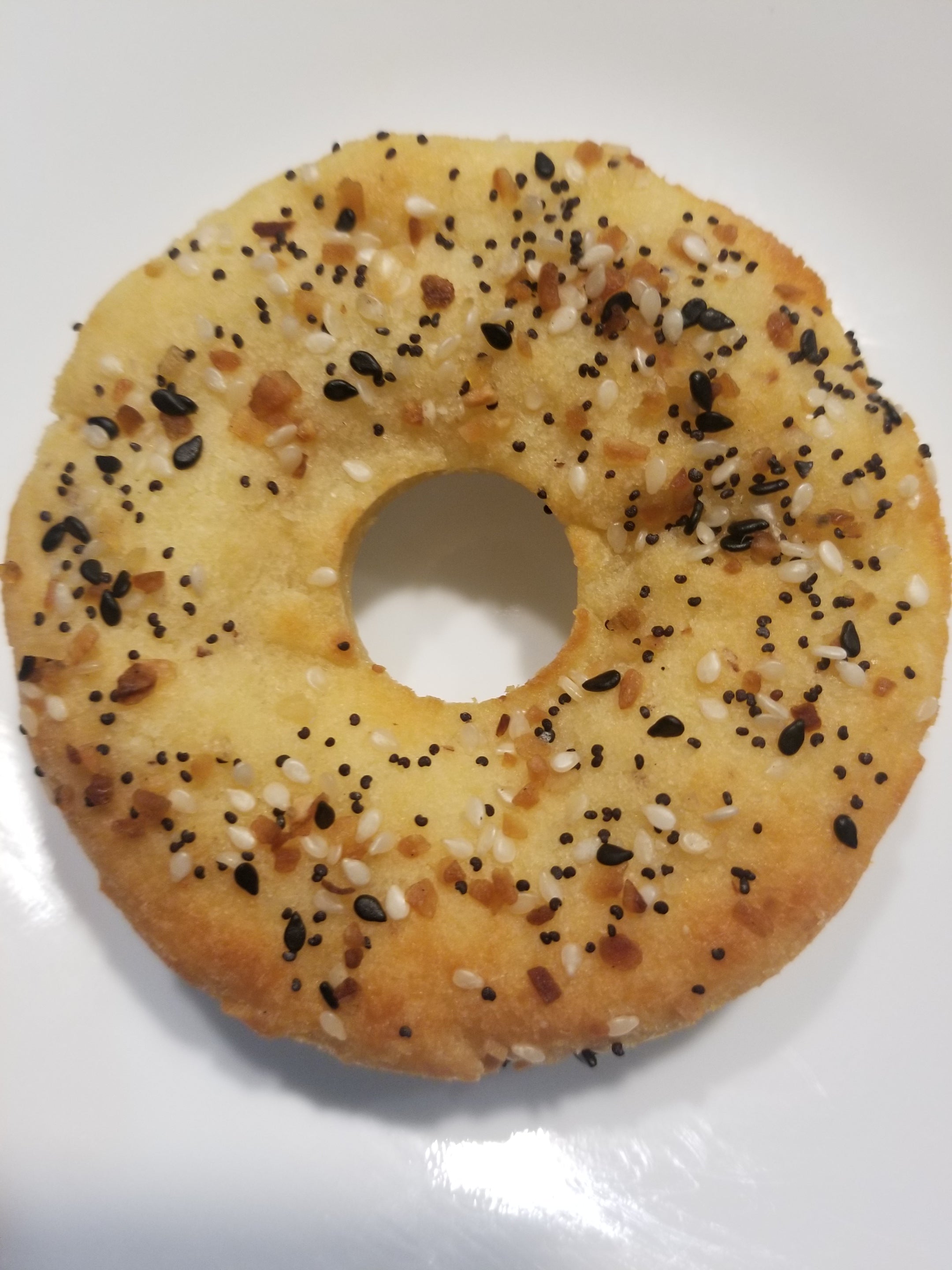 The Dorothy (Everything Seasoned Bagel Thin) (Calories 335 Net Carbs 2)