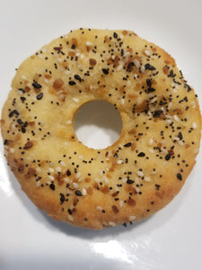 The Dorothy (Everything Seasoned Bagel Thin) (Calories 335 Net Carbs 2)